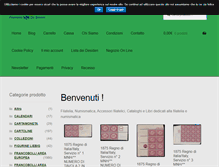 Tablet Screenshot of filateliadesimoni.com